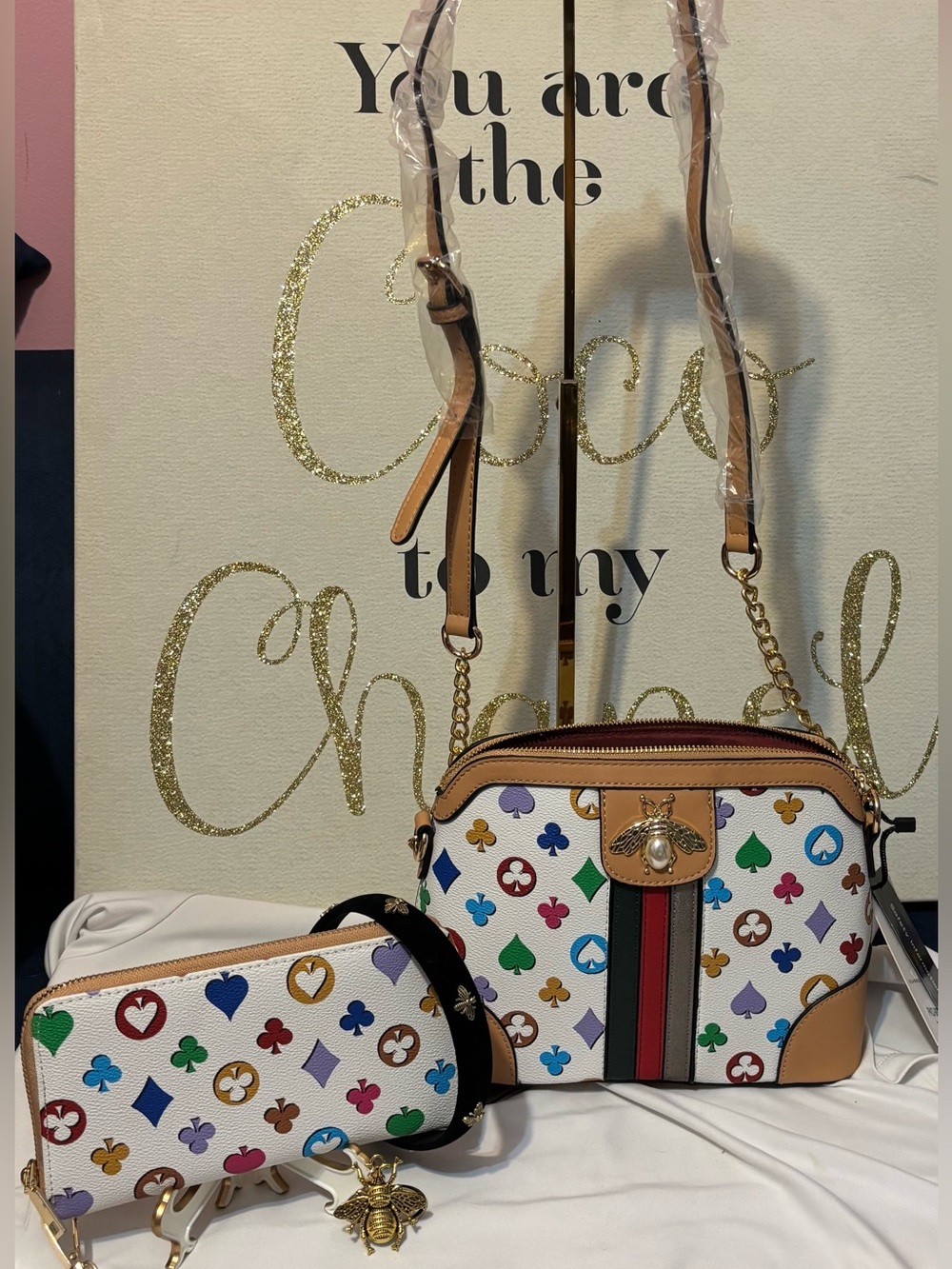 Colorful fashion bag bundle